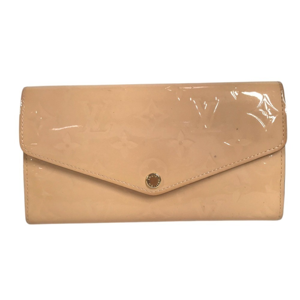 LOUIS VUITTON M61227 Monogram Vernis Portefeuille Sarah Long Wallet Flap Men'...